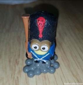Figuras de goma Kinder: Figura kinder Gru mi villano favorito Minion minions soldado francés general guardia inglés muñeco